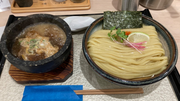 「牛醤油つけ麺」@つけ麺 青木の写真