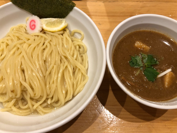 「濃厚煮干つけ麺大盛」@つけめん 蕾 本家の写真