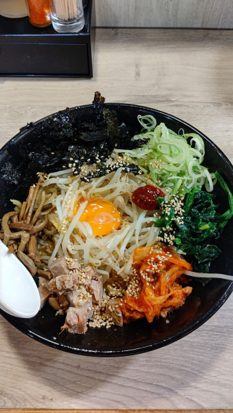 「ビビンバまぜそば　880円」@景勝軒 高崎総本店の写真