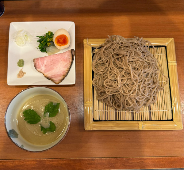 「【春限定】のどぐろつけそば（塩）」@自家製手もみ麺 鈴ノ木の写真