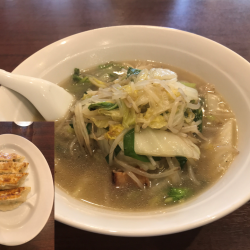 タンメンセット 980円（ランチメニュー）