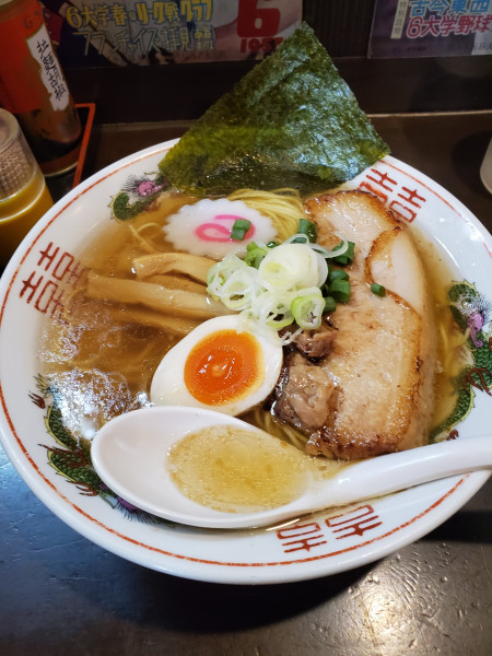 「横丁ラーメン並」@麺や横丁 縁日の写真