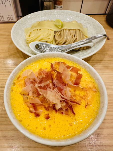「納豆つけ麺【1100円】」@麺や 麦ゑ紋の写真