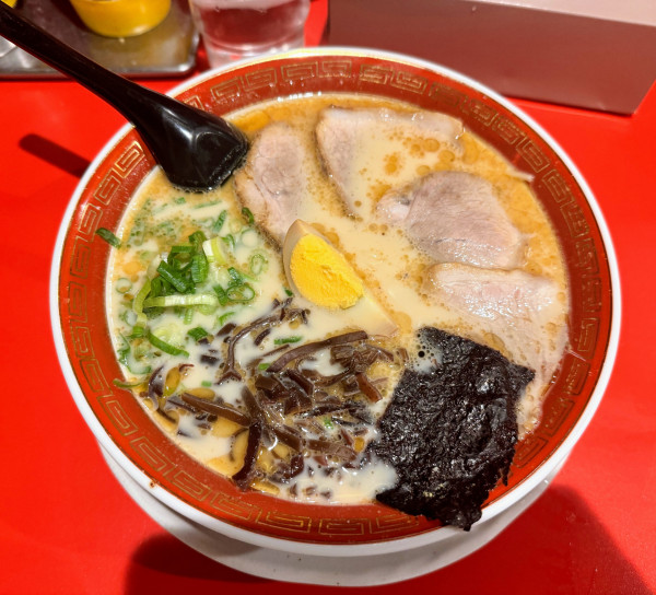 「チャーシューメン」@元祖熊本ラーメン 赤のれんの写真