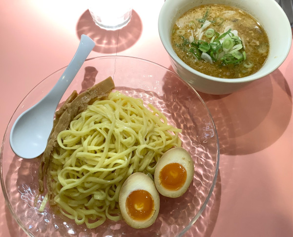 「パンチつけ麺　＋　味玉」@流星軒の写真