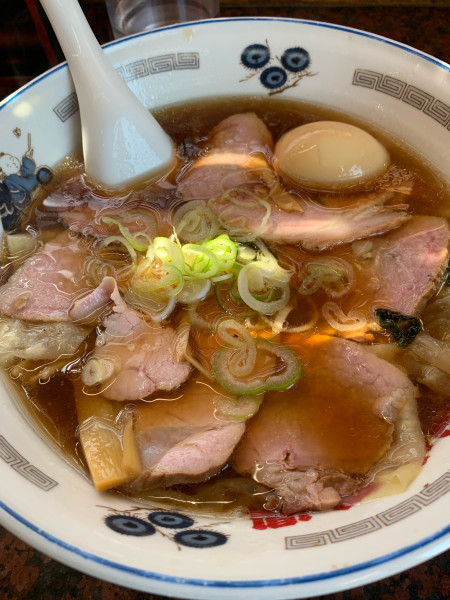 「手打チャーシューワンタンメン(煮たまご)」@火風鼎の写真