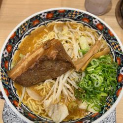 角煮味噌ラーメン大盛り