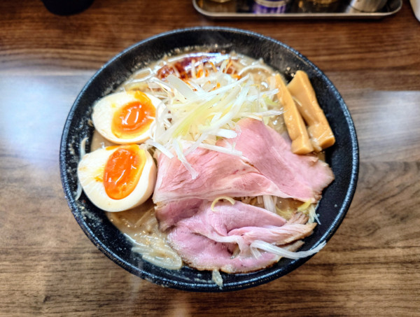 「みそラーメン大盛り+味付け玉子」@麺処 となみの写真