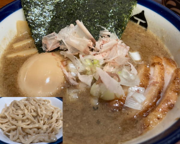 「特製つけ麺(中)」@つけめん 玉 本店の写真
