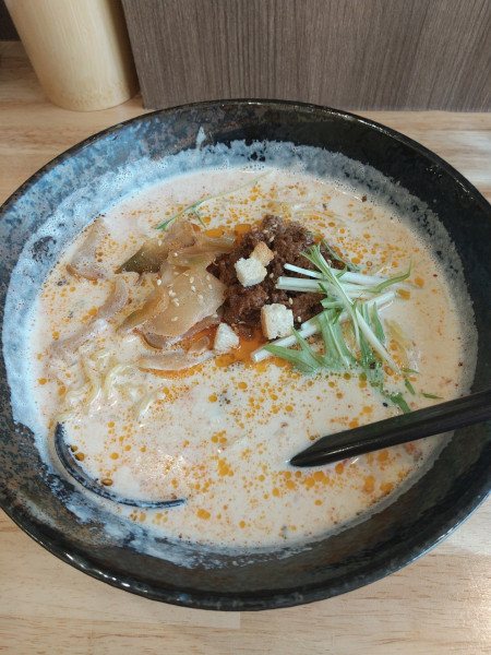 「ミルクたんたんめん」@麺処 ごまや 北浦和店の写真