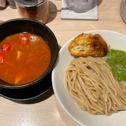 海老トマトつけ麺　￥１１８０