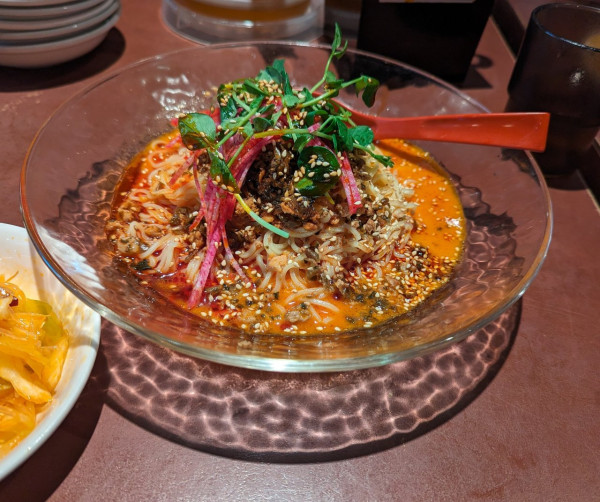「冷やし担々麺」@陳家私菜 新宿店の写真