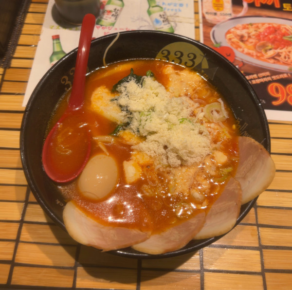 「スペシャルトマトラーメン」@元祖トマトラーメン三味 博多駅東店の写真