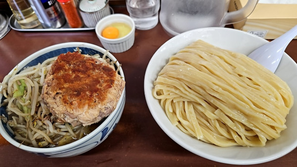 「野菜チャーシューつけ麺(大盛)」@ラーメン ひかりの写真