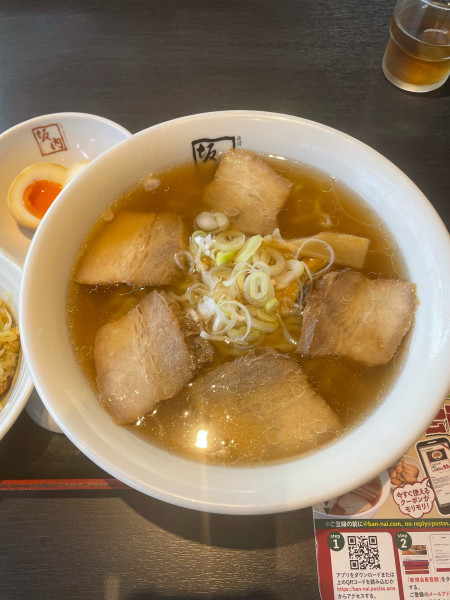 「半チャーハンセット」@喜多方ラーメン坂内 木更津店の写真