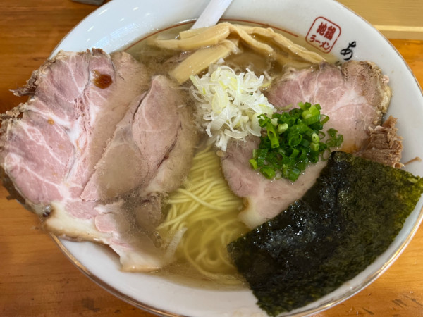 「塩チャーシューメン：1100円」@地鶏ラーメン ありがとうの写真