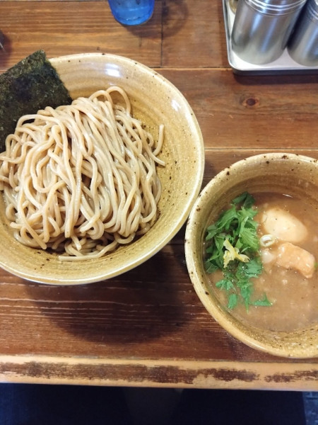 「ベジポタ味玉入つけ麺（胚芽麺）」@ベジポタつけ麺 えん寺の写真