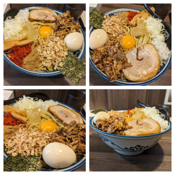 「冷やしカレーまぜそば特盛り」@狼煙 〜NOROSHI〜の写真