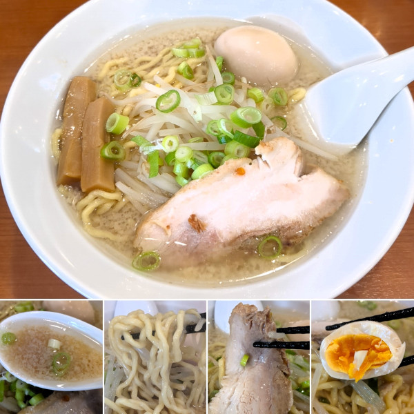 「背脂醤油ラーメン＋味玉＝930円」@中華そば 七麺鳥の写真