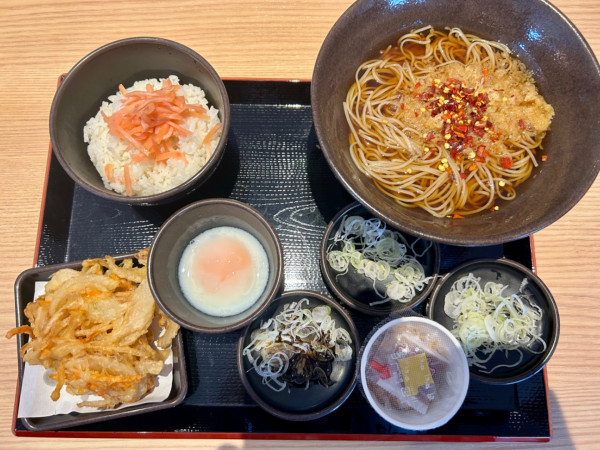 「朝そば納豆(480¥)」@ゆで太郎 大田原店の写真