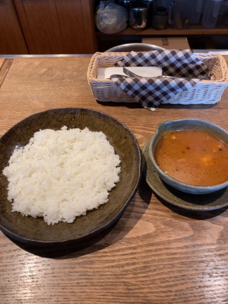 「チキンカレー（激辛）　880円」@印度屋の写真