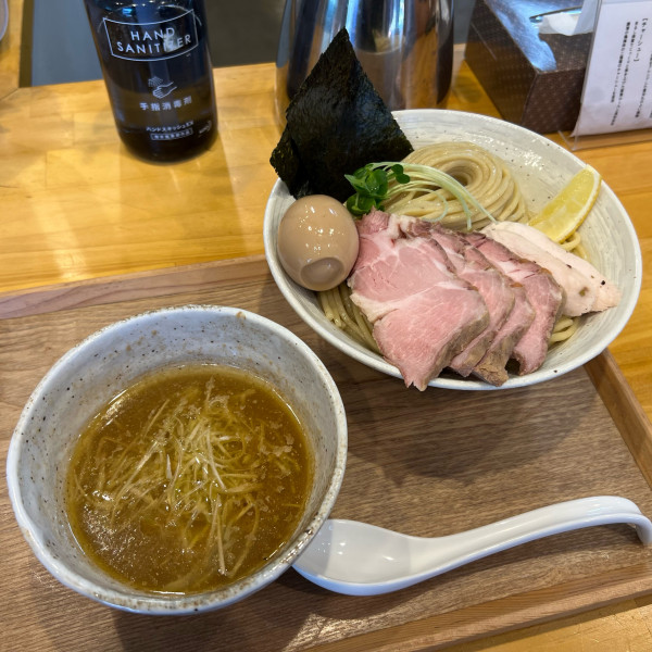 「特製鶏魚介つけ麺＋つけ麺大盛」@MENYA NAKAGAWAの写真
