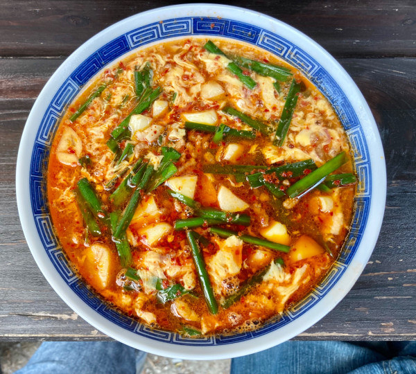 「さくちゃん唐そば 700円」@さくちゃんラーメンの写真