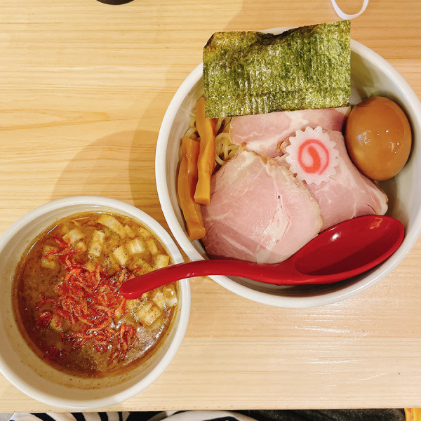 「味玉つけ麺＋海老つけ麺変更」@渋谷煮干中華そば かわ嶋の写真