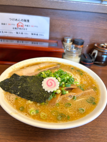 「とろりそば　大盛り　1030円」@つけめん 三三㐂の写真