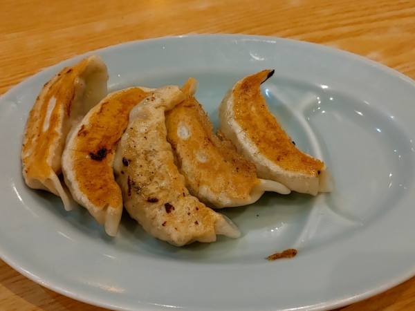 「餃子（５個：350円）」@ラーメン大寿の写真