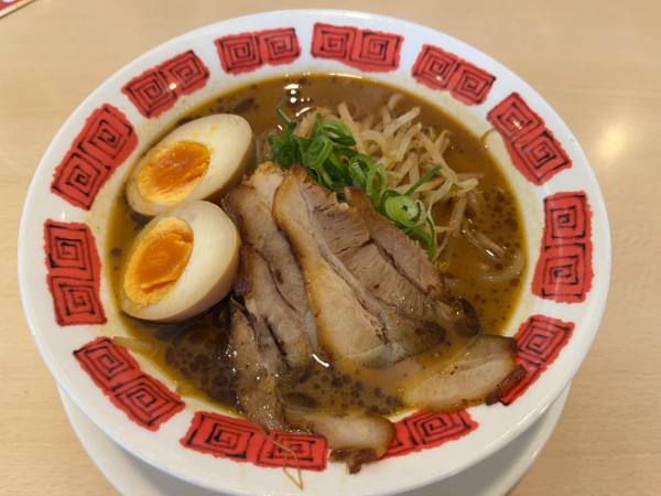 「黄金比率味噌ラーメン（麺大盛）」@バーミヤン 町屋店の写真