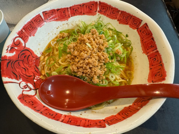 「元祖汁無し担々麺・大盛(600+0円)」@麻拉麺 揚揚の写真