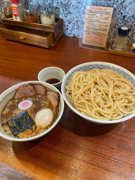 「チャーシューつけソバ＋味玉」@つけソバ いしいの写真