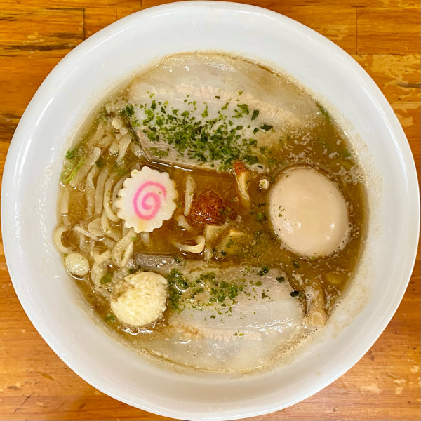 「からみそラーメン ¥950円（味玉＋150円）」@からみそラーメン ふくろう ひたちなか田彦店の写真