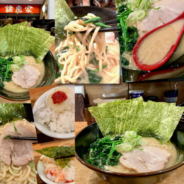 「ラーメン800円＋のり100円＋ライス（無料）」@銀虎家の写真