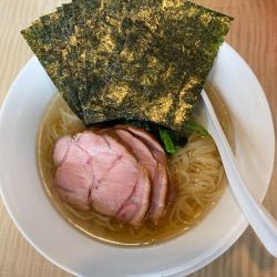 塩らーめん+チャーシューハーフ+兵庫明石産のり