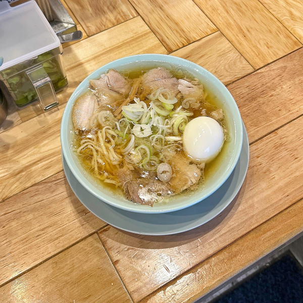 「中華そば＋味玉」@シンちゃんラーメンの写真