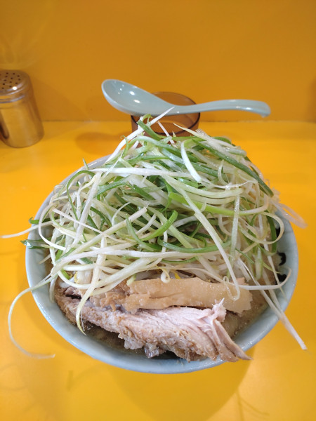 「小ラーメン　ネギ　しょうが　アブラ　にんにく」@ラーメン二郎 八王子野猿街道店2の写真