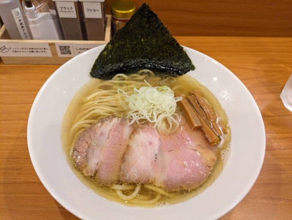 「塩らーめん(1000円)」@しののめヌードルの写真
