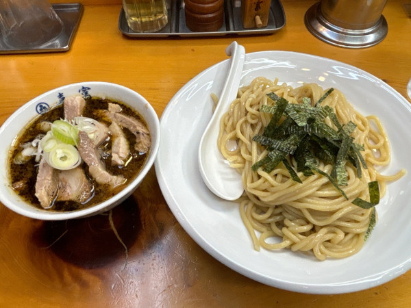 「つけそばチャーシュー」@中華そば 喜富の写真