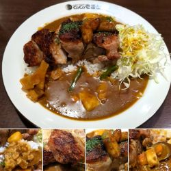 肉魂とんてきカレー(3辛)＋野菜＝1830円