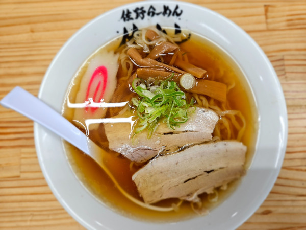 「醤油らーめん」@佐野らーめん 佐よしの写真