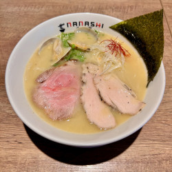 濃厚貝出汁らーめん（990円）＋雑炊（220円）