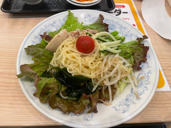 「冷やし中華」@ぎょうざの満洲 小江戸館の写真