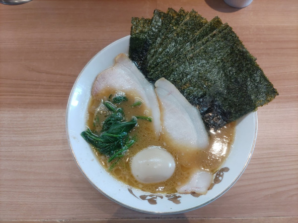 「特選野良裏家A+青混ぜのり」@ラーメン 野良裏家の写真
