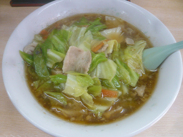 「肉野菜ラーメン」@らーめん らんぶるの写真