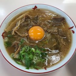 中華そば 中肉 800円＋生玉子 50円