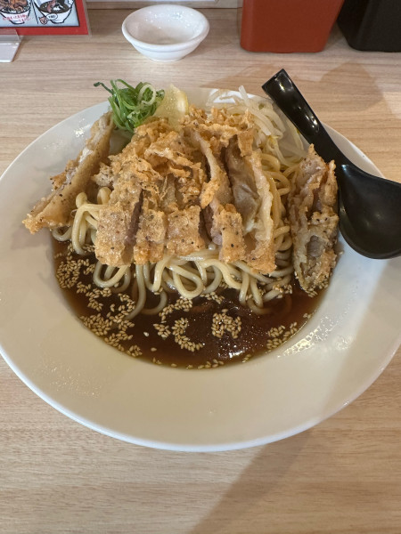 「冷やし肉汁パーコー麺」@肉汁麺ススム 秋葉原本店の写真