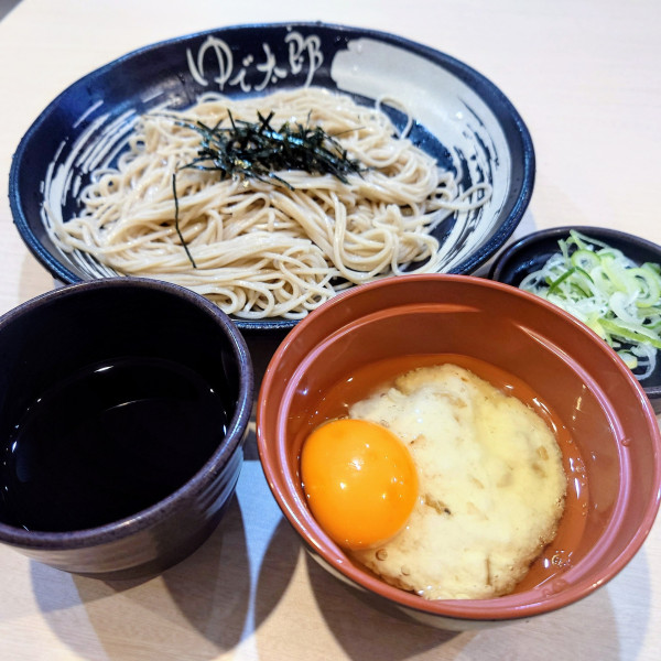 「月見芋そば」@ゆで太郎 赤羽橋店の写真