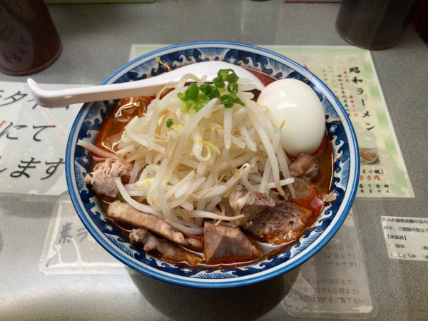 「辛みそラーメン」@昭和の写真